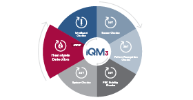 iQM3 wheel shows the new Hemolysis detection